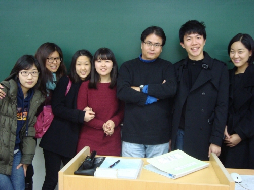 Team Pow Celebrating Sucessful Semester!!