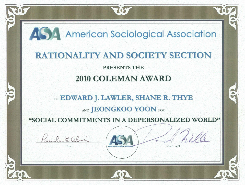 Jame Coleman Book Award